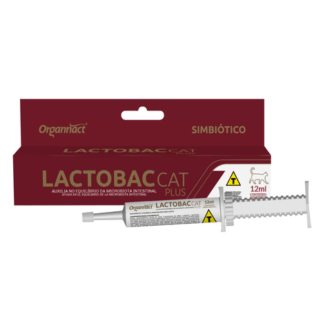 Suplemento Lactobac Cat Plus em 12ml Suplemento Lactobac Cat Plus em 12ml
