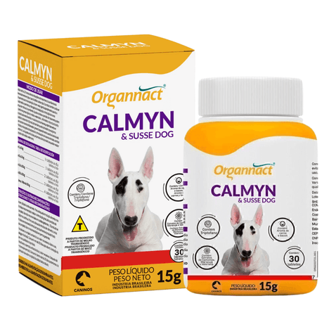 Suplemento Calmyn & Susse Dog em 30 Tabletes Suplemento Calmyn & Susse Dog em 30 Tabletes