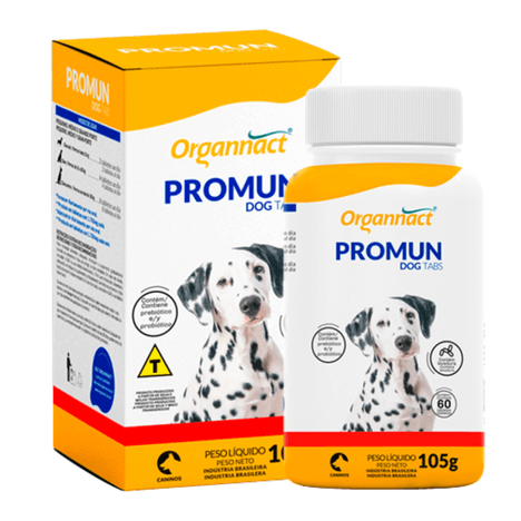 Suplemento Promun Dog para Cães de 105 g com 60 Tabletes Suplemento Promun Dog para Cães de 105 g com 60 Tabletes