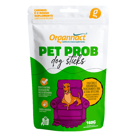 Petisco Pet Prob Dog Sticks em 160g Petisco Pet Prob Dog Sticks em 160g