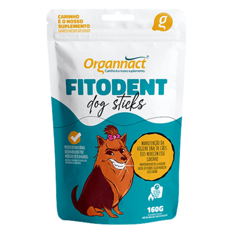 Petisco Fitodent Dog Sticks em 160g Petisco Fitodent Dog Sticks em 160g