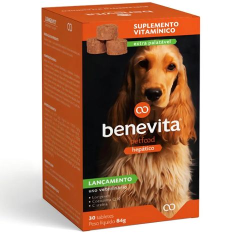Suplemento Benevita Hepatico para Cães 30 Tabletes Suplemento Benevita Hepatico para Cães 30 Tabletes