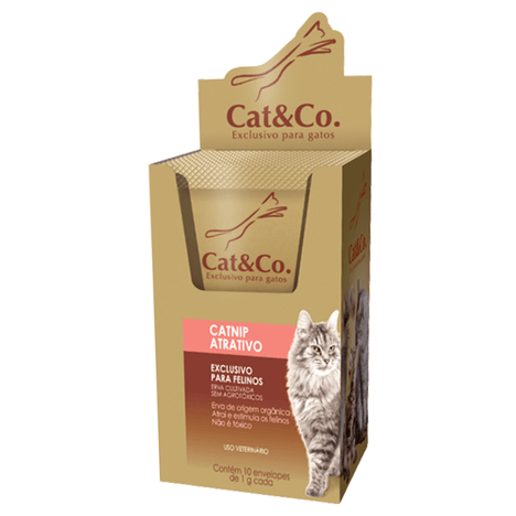 Catnip Atrativo Cat & Co Sache em 1g Catnip Atrativo Cat & Co Sache em 1g