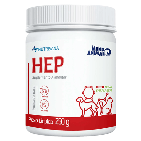 Suplemento Nutrisana Hep para Cães e Gatos de 250 g Suplemento Nutrisana Hep para Cães e Gatos de 250 g