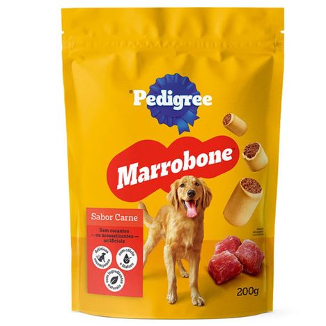 Biscoito Pedigree Marrobone Carne Para Cães Adultos 200g Biscoito Pedigree Marrobone Carne Para Cães Adultos 200g