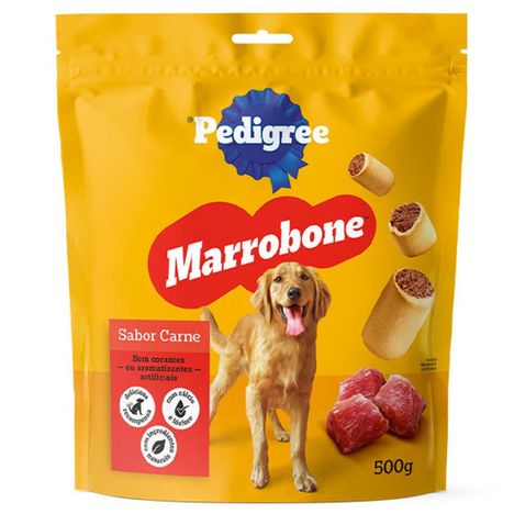 Biscoito Pedigree Marrobone Carne Para Cães Adultos 500g Biscoito Pedigree Marrobone Carne Para Cães Adultos 500g