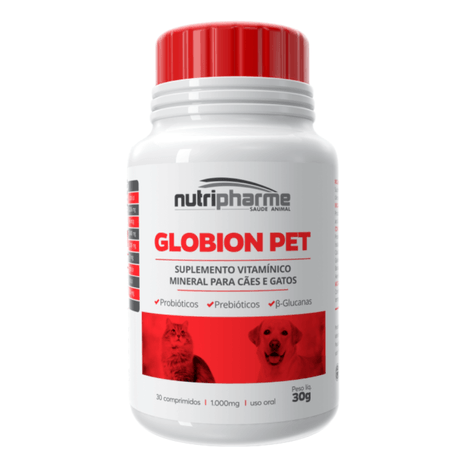 Suplemento Globion Pet 1000mg com 30 Comprimidos Suplemento Globion Pet 1000mg com 30 Comprimidos