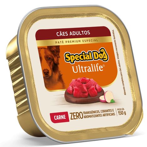 Ração Úmida Special Dog Patê Carne para Cães Adultos 150GR Ração Úmida Special Dog Patê Carne para Cães Adultos 150GR