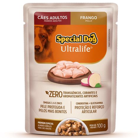 Sachê Special Dog Ultralife para Cães Adultos Sabor Frango com Bata-Doce 100g Sachê Special Dog Ultralife para Cães Adultos Sabor Frango com Bata-Doce 100g