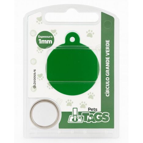 Plaquinha de Identificação Personalizada - Cículo Verde G
