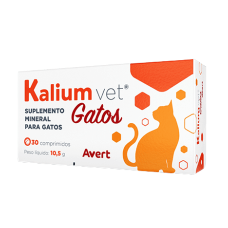 Suplemento Kalium Vet Gatos com 30 Comprimidos Suplemento Kalium Vet Gatos com 30 Comprimidos