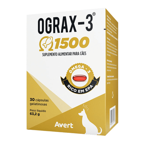 Suplemento Ograx-3 1500 com 30 Cápsulas Suplemento Ograx-3 1500 com 30 Cápsulas