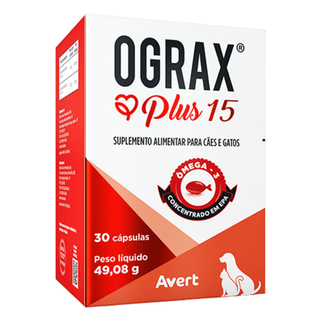 Suplemento Ograx Plus 15 com 30 Cápsulas Suplemento Ograx Plus 15 com 30 Cápsulas