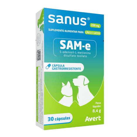Suplemento Sanus 200mg com 30 Cápsulas Suplemento Sanus 200mg com 30 Cápsulas