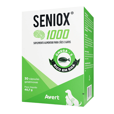 Suplemento Seniox 1000 com 30 Cápsulas Suplemento Seniox 1000 com 30 Cápsulas