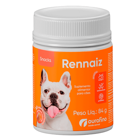 Suplemento Rennaiz Snacks com 30 Tabletes Suplemento Rennaiz Snacks com 30 Tabletes