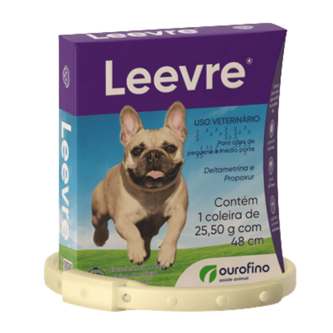 Coleira Antiparasitária Leevre 48cm Coleira Antiparasitária Leevre 48cm