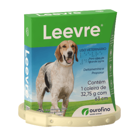 Coleira Antiparasitária Leevre 63cm Coleira Antiparasitária Leevre 63cm