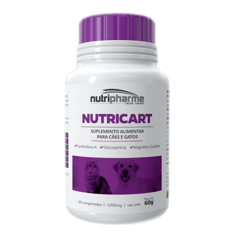 Suplemento Nutricart 1000mg com 30 Comprimidos