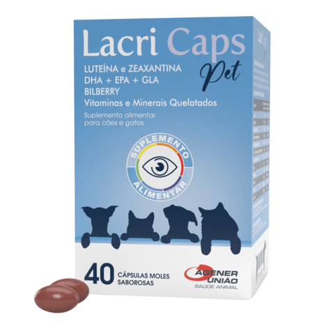 Suplemento Lacri Caps Pet com 40 Cápsulas Suplemento Lacri Caps Pet com 40 Cápsulas