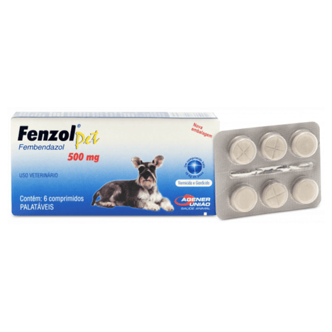 Fenzol Pet 500mg com 6 Comprimidos Fenzol Pet 500mg com 6 Comprimidos