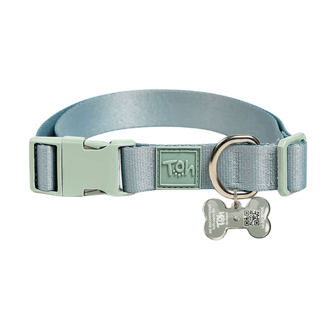 Coleira Tag ID QR Code Alga G Coleira Tag ID QR Code Alga G