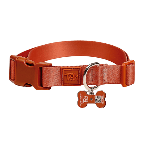 Coleira Tag ID QR Code Coral G Coleira Tag ID QR Code Coral G