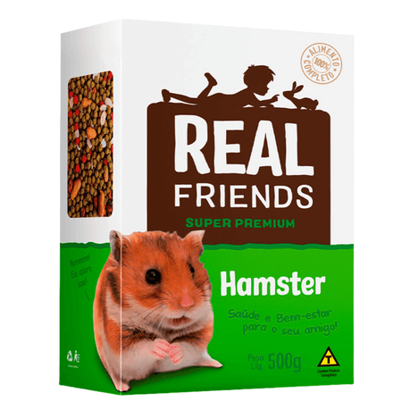 Ração Zootekna Real Friends para Hamster 500g Ração Zootekna Real Friends para Hamster 500g