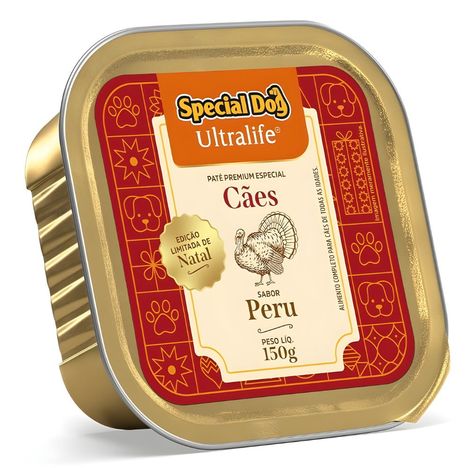 Patê Special Dog Especial de Natal Sabor Peru para Cães 150g