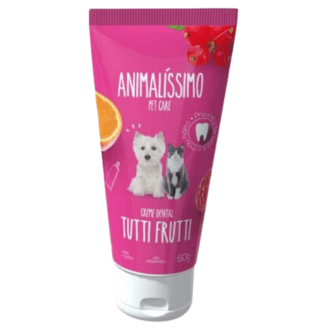 Creme Dental sabor Tutti-Frutti em 60g Creme Dental sabor Tutti-Frutti em 60g