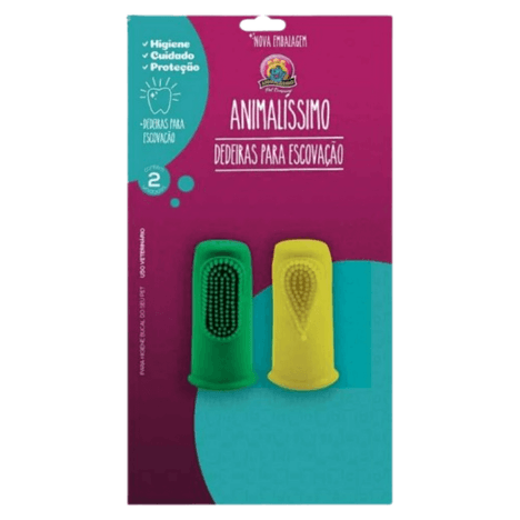 Conjunto de Escova em Dedeiras com 2 Unidades Conjunto de Escova em Dedeiras com 2 Unidades