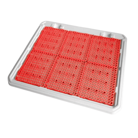 Banheiro Higiênico Pipi Place para Fêmeas cor Vermelho