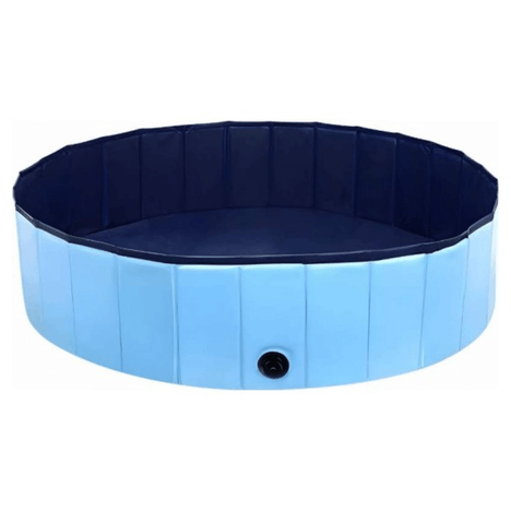 Piscina Antiderrapante Dobrável cor Azul