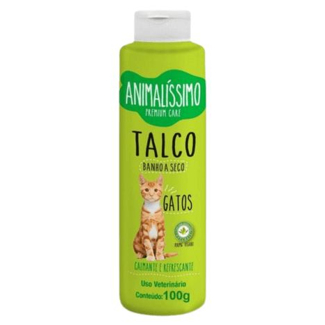 Talco Banho a Seco para Gatos em 100g
