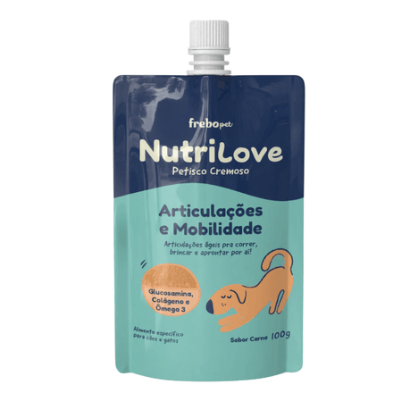 Petisco Cremoso NutriLove Articulações e mobilidade para Cães em 100g