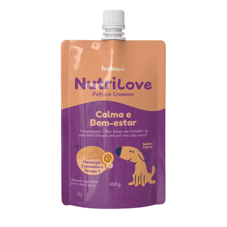 Petisco Cremoso NutriLove Calma e Bem-Estar para cães em 100g Petisco Cremoso NutriLove Calma e Bem-Estar para cães em 100g