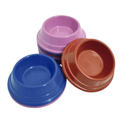 Comedouro e Bebedouro Gato Cores Sortidas em 140ml com 1 Unidade Comedouro e Bebedouro Gato Cores Sortidas em 140ml com 1 Unidade