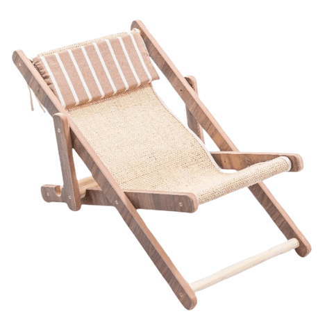 Cadeira Espreguiçadeira Búzios Bege Cadeira Espreguiçadeira Búzios Bege