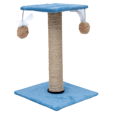 Arranhador com plataforma quadrada Azul Arranhador com plataforma quadrada Azul