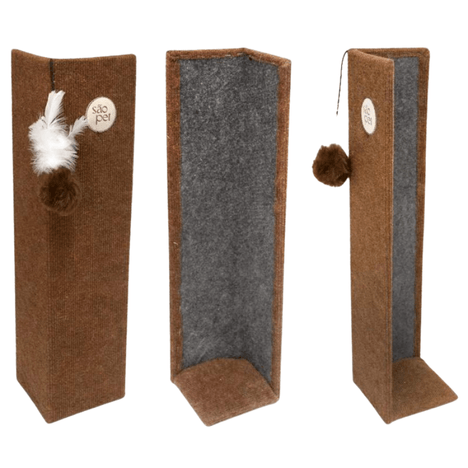 Arranhador Corner Fit de Canto Marrom