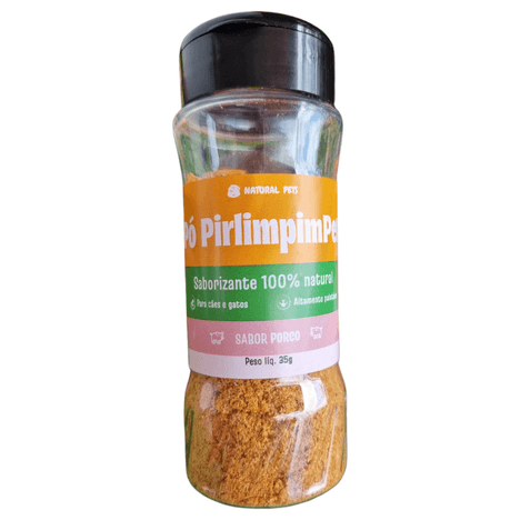 Pó PirlimpimPet sabor Porco 35g Pó PirlimpimPet sabor Porco 35g