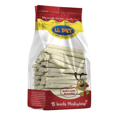 Osso Palito 10mm Natural em 1kg