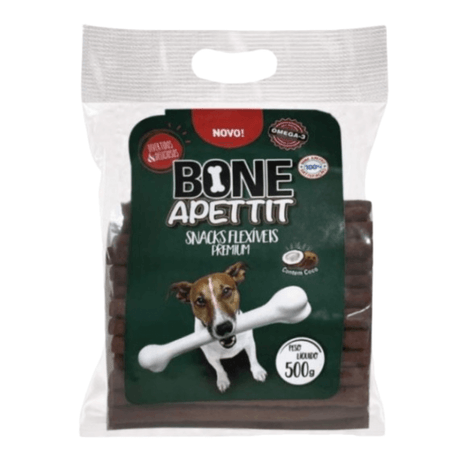 Osso Palito Flexível sabor Carne em 500g Osso Palito Flexível sabor Carne em 500g