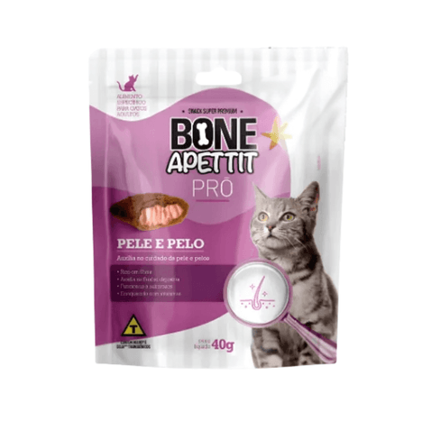 Petisco Snack Pró Pele e Pelo para Gatos 40g