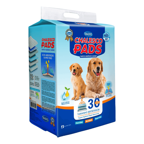 Tapete Higiênico Chalesco Pads 60X55cm com 50 Unidades Tapete Higiênico Chalesco Pads 60X55cm com 50 Unidades