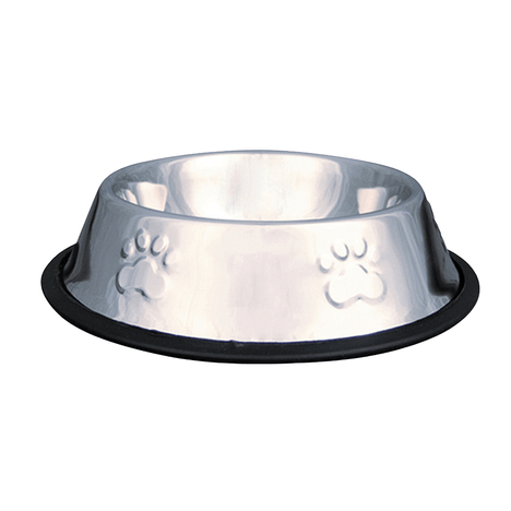 Comedouro de Inox Auto Relevo GG em 960ml Comedouro de Inox Auto Relevo GG em 960ml