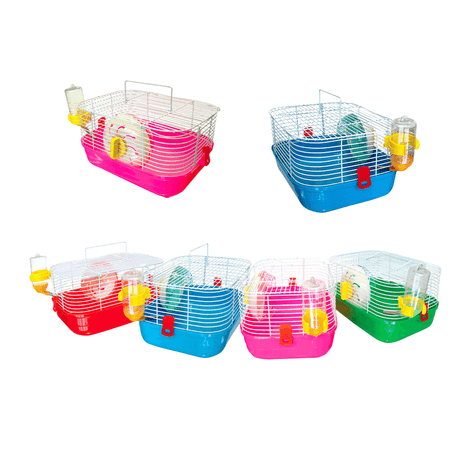 Gaiola para Hamster Pop Star Cores Sortidas