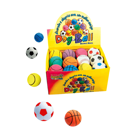 Bolinha Dog Ball Maciça Cores Sortidas 1 Unidade Bolinha Dog Ball Maciça Cores Sortidas 1 Unidade