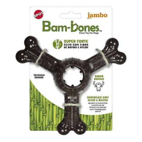 Mordedor Bamboo-Bone Triplo Sabor Búfalo P
