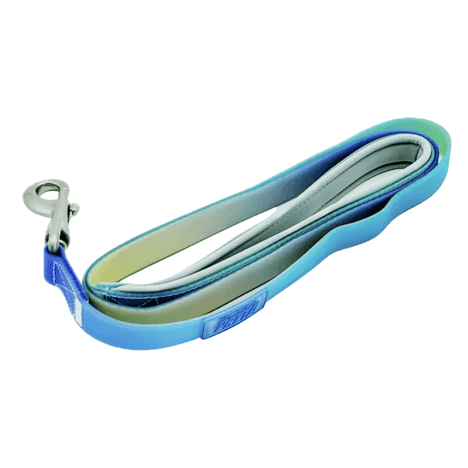 Guia Impermeável Seaside Azul e Amarelo 20mm Petta